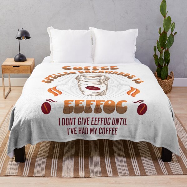 Item preview, Coffee Spelled Backwards designed and sold by funkycoolshirts.