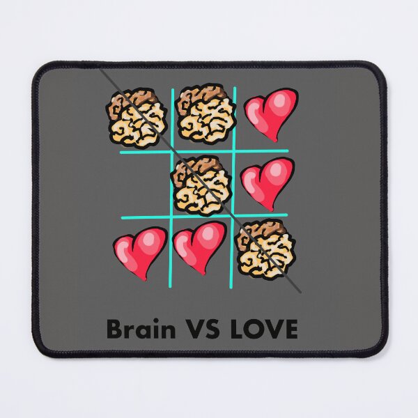 Item preview, Brain vs Love designed and sold by IshaDLVC.