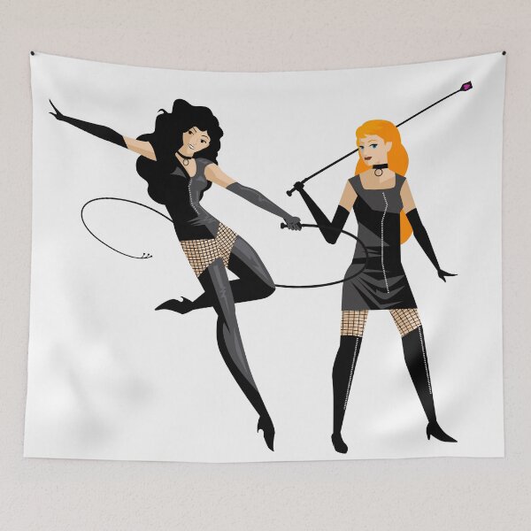 Item preview, bondage bdsm brunette and blonde women designed and sold by matintheworld ( delcarmat ).