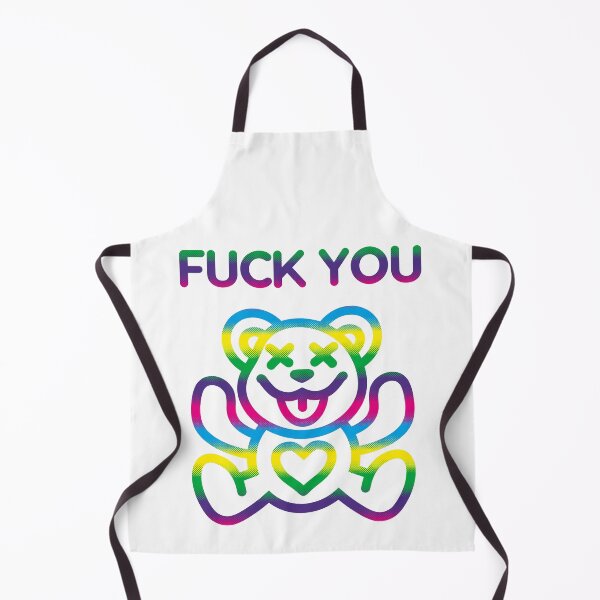 Item preview, Cute Rainbow Teddy Bear F*ck You designed and sold by Creative--Style.
