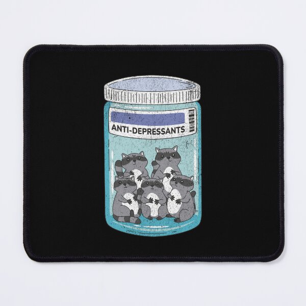 Item preview, Pill Bottle Of Anti-Depressant Raccoons designed and sold by WhistlingSnail.