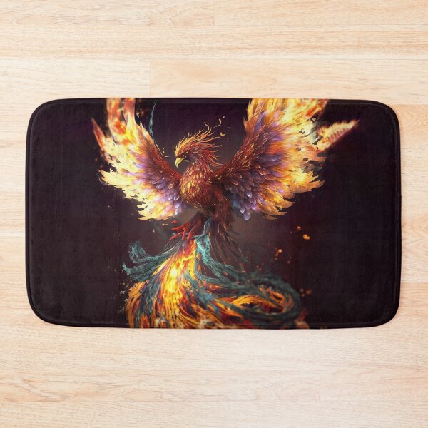 Item preview, Realistic Art of Burning Phoenix designed and sold by NanarodsDesign.