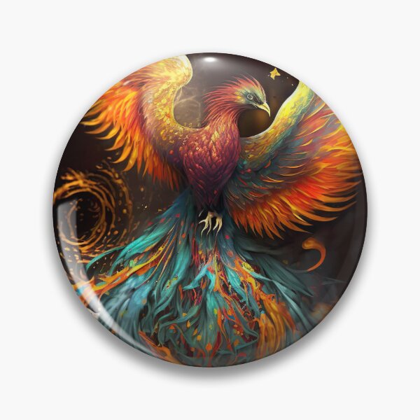 Item preview, Photorealistic Art of Burning Phoenix designed and sold by NanarodsDesign.