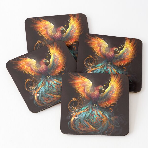 Item preview, Photorealistic Art of Burning Phoenix designed and sold by NanarodsDesign.