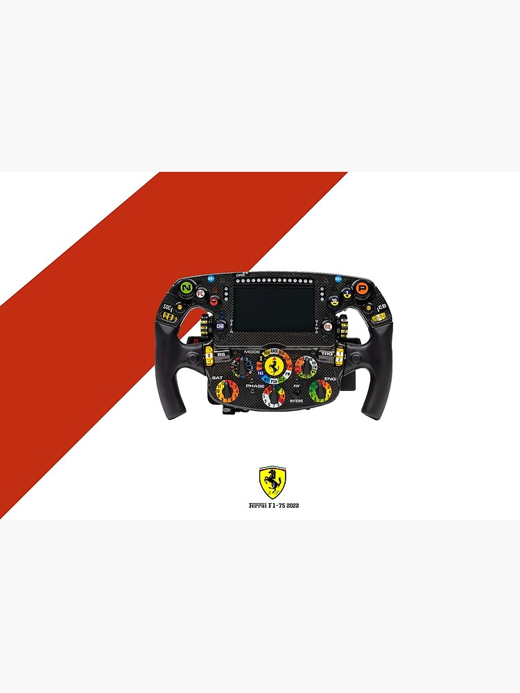 FERRARI F1-75 2022 Steering wheel Poster