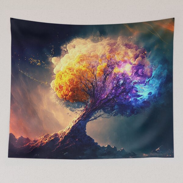 Item preview, Spiritual meditation image. Yoga. Abstract Spiritual Nature Painting. fractals designed and sold by goldufeenstaub.
