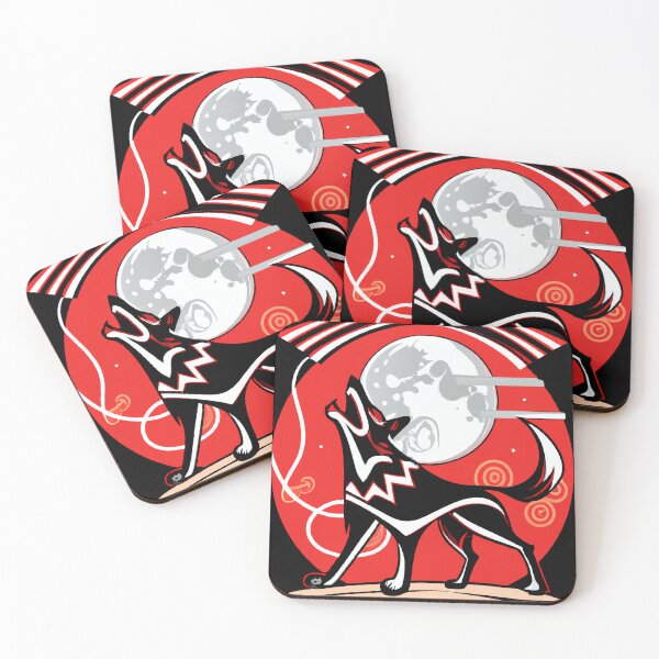 Item preview, Wolf Howling at the Moon - Vector Art designed and sold by GrizzlyMountain.