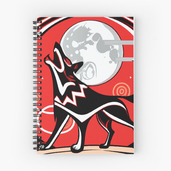 Item preview, Wolf Howling at the Moon - Vector Art designed and sold by GrizzlyMountain.