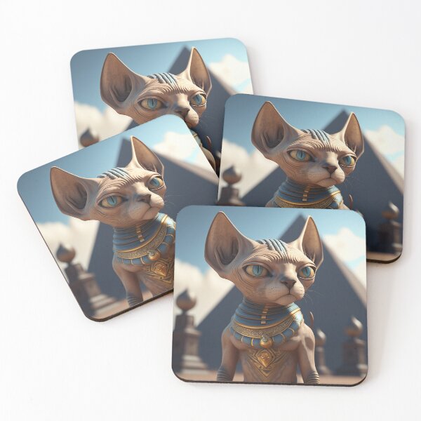 Item preview, Cartoon Animals | Egypt Pharaoh Sphynx designed and sold by NanarodsDesign.