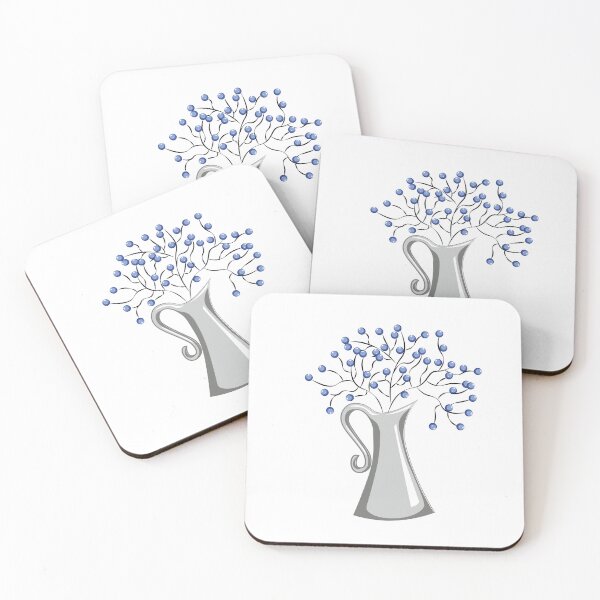 Item preview, Hand-drawn Digital Blue Berries designed and sold by DigiPicStock.