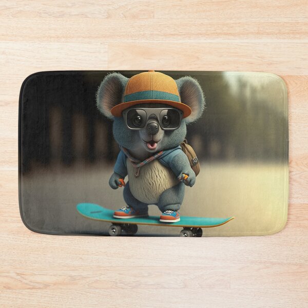 Item preview, Cartoon Animals | Skater Koala designed and sold by NanarodsDesign.