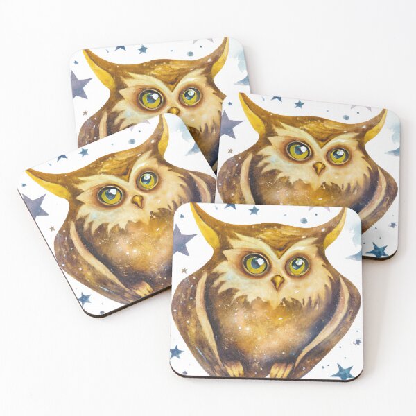 Item preview, Owl Flying Through The Stars | Owl Watercolor Print | Owl Illustration | Owl Print | Home Wall Decor | Wall Art designed and sold by phillipbooth.