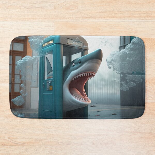 Item preview, Cartoon Animals | Shark in Booth designed and sold by NanarodsDesign.