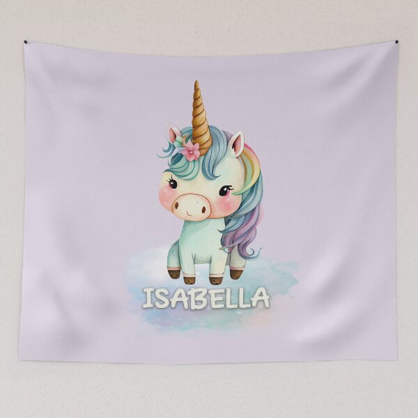Item preview, Baby Unicorn Isabella Girl Name designed and sold by dev11588.