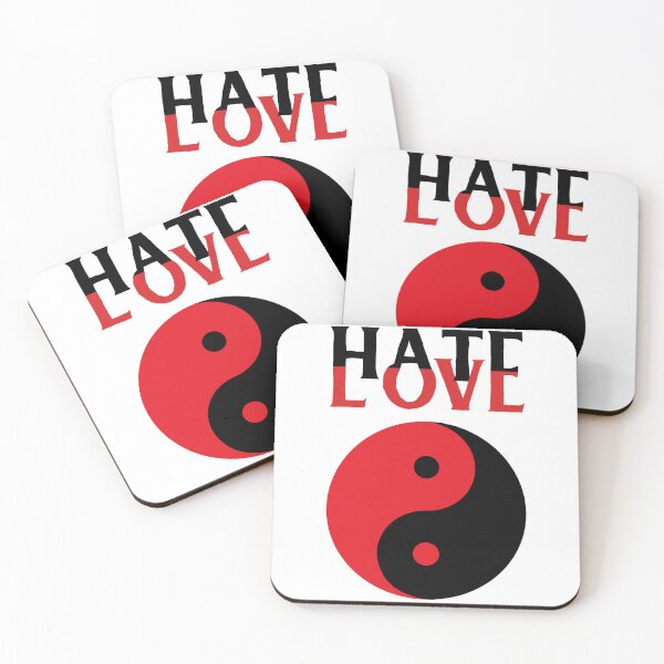 Item preview, Yin Yang Love Hate designed and sold by Creative--Style.