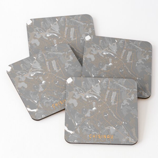 Item preview, Chisinau City Map of Moldova - Bauhaus designed and sold by deMAP.