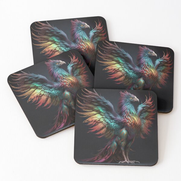 Item preview, Colorful Realistic Phoenix Bird designed and sold by NanarodsDesign.