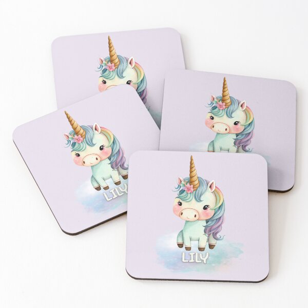 Item preview, Baby Unicorn Lily Girl Name designed and sold by dev11588.