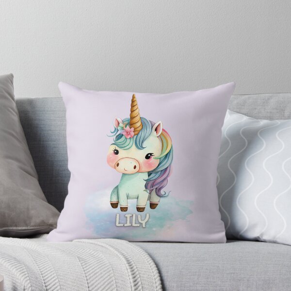 Item preview, Baby Unicorn Lily Girl Name designed and sold by dev11588.