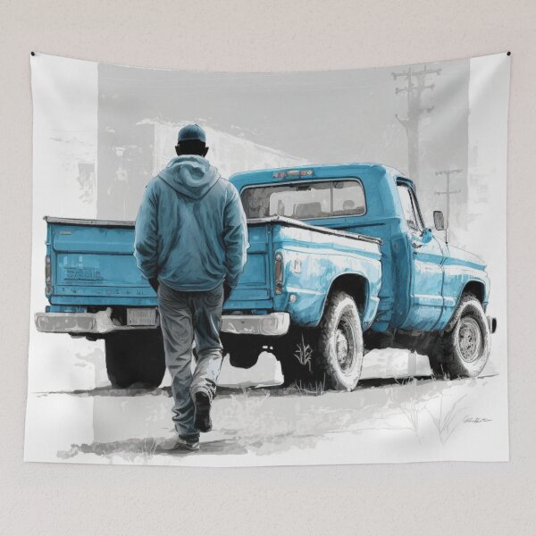 Item preview, The Journey Ahead: A Man and His Blue Truck designed and sold by ShoPellY.