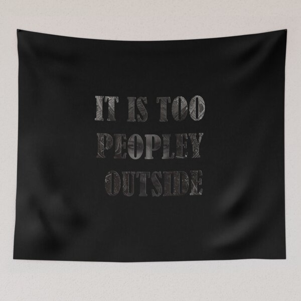 Aperçu de l'œuvre C'est trop peopley outise intovert freak shirt créée et vendue par Goatonfire.