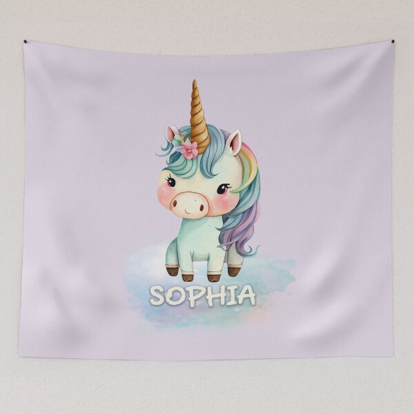 Item preview, Baby Unicorn Sophia Girl Name designed and sold by dev11588.