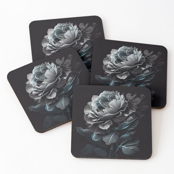 Item preview, Flaming Blue Rose designed and sold by PipikaArt.