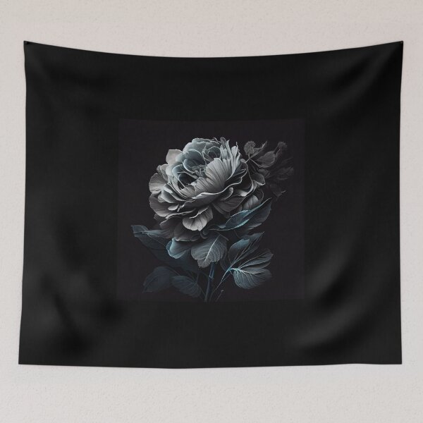 Item preview, Flaming Blue Rose designed and sold by PipikaArt.