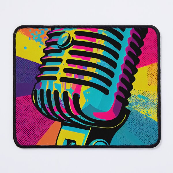 Item preview, Vocal Virtuosity -  Pop Art Microphone designed and sold by mcmtdesigns.