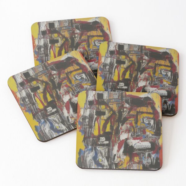 Item preview, Explosive Emotions: Graffiti Meets Neo-Expressionism in Abstract Action Painting designed and sold by ArtazaBazaar.