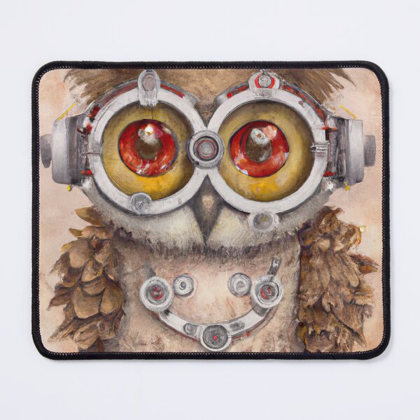 Item preview, Steampunk Owl Flying | Owl Watercolor Print | Owl Illustration | Owl Print | Home Wall Decor | Wall Art designed and sold by phillipbooth.