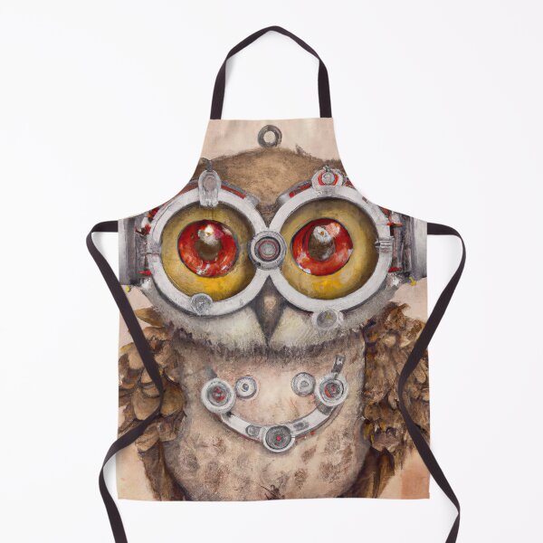 Item preview, Steampunk Owl Flying | Owl Watercolor Print | Owl Illustration | Owl Print | Home Wall Decor | Wall Art designed and sold by phillipbooth.