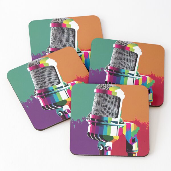 Item preview, Mic Magic - Pop Art Microphone Wall Art designed and sold by mcmtdesigns.