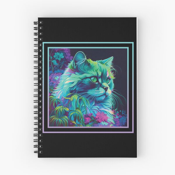 Item preview, Insistent Selkirk Rex Cat Vibrant Tropical Flower Digital Oil Painting Portrait designed and sold by arthouseflunky.