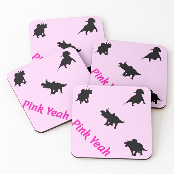 Aperçu de l'œuvre Motif de tricératops rose créée et vendue par Pink  Yeah.