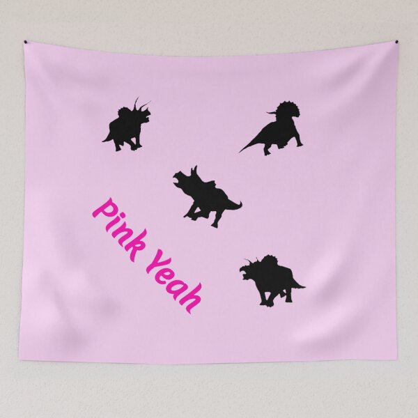 Artikelvorschau, Rosa Triceratops-Muster entworfen und verkauft von Pink  Yeah.