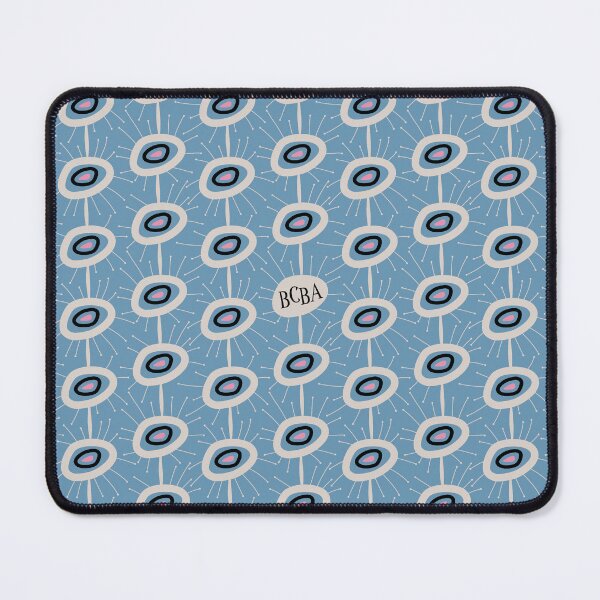 Item preview, Blue Retro Behavior Analyst Seamless Print designed and sold by abawizard.
