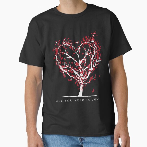 Item preview, Love-Filled Heart Tree | Spread Romance with Heart-Shaped Leaves and Inspiring Message (White) designed and sold by Strad Digital ART.