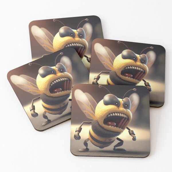 Item preview, Cartoon Animals | Young Yelling Bee designed and sold by NanarodsDesign.