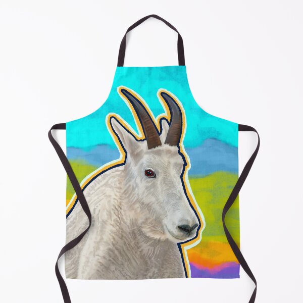 Item preview, CANDID CRITTERS Mountain Goat designed and sold by rorabeenie.