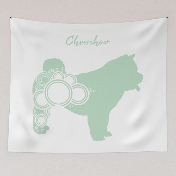 Item preview, Chowchow with circular shapes designed and sold by SolidJoy.