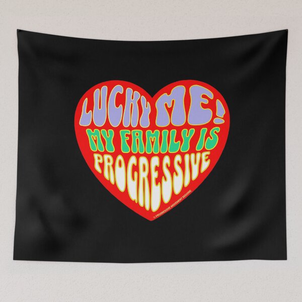 Item preview, PMD00318 Progressive Movement Designs Valentine heart funny Valentines v18 for lucky progressives with loving family designed and sold by ProgressiveLeft.