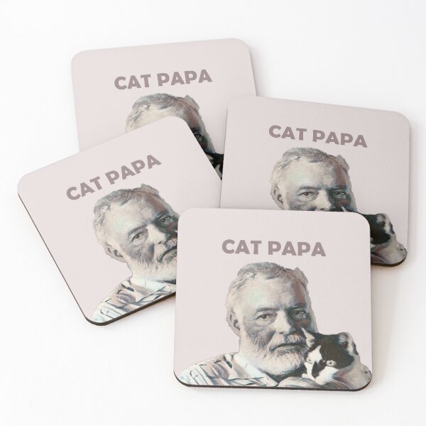Item preview, Cat Papa: Ernest Hemingway designed and sold by planet99design.
