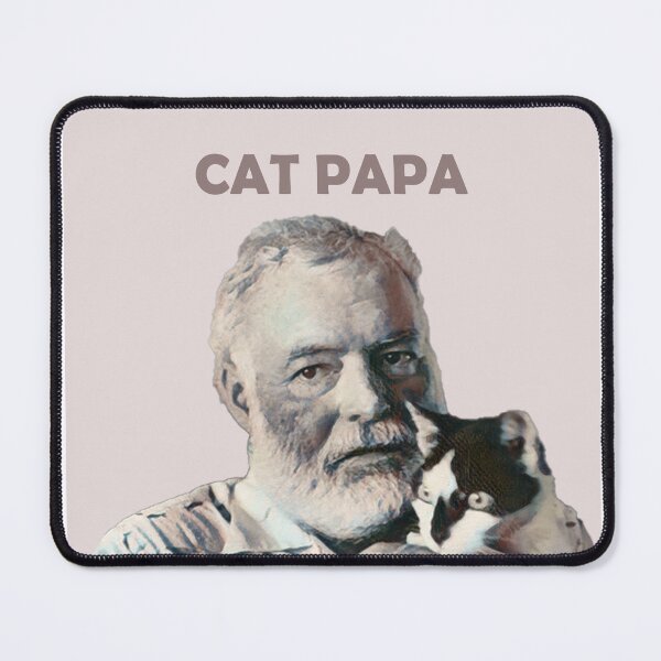 Item preview, Cat Papa: Ernest Hemingway designed and sold by planet99design.