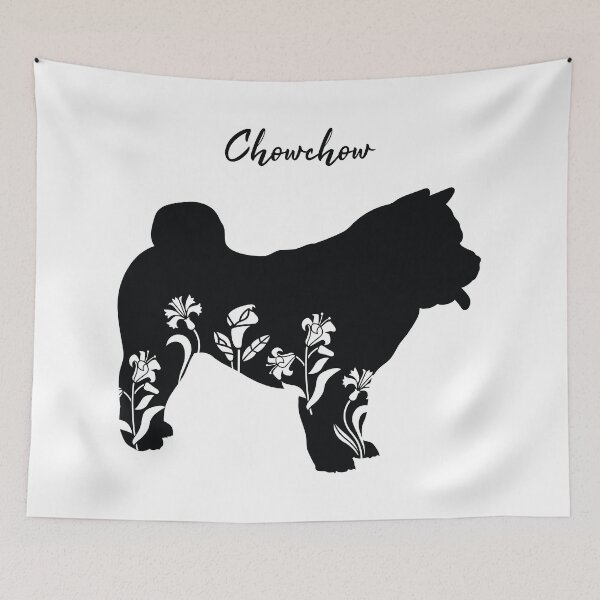 Item preview, Chowchow in floral design designed and sold by SolidJoy.