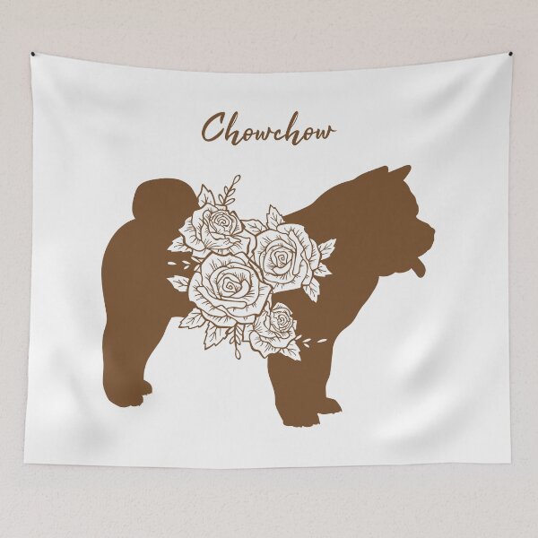 Item preview, Chowchow with flower designed and sold by SolidJoy.