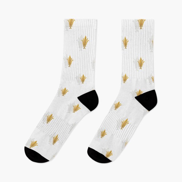 Item preview, Stylized Floral Pattern Gold on White 1 designed and sold by M-Alchemy.