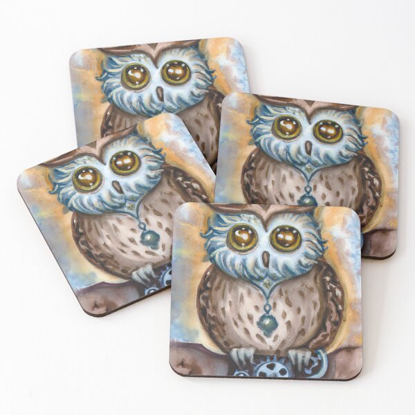 Item preview, Steampunk Owl | Owl Watercolor Print | Owl Illustration | Owl Print | Home Wall Decor | Wall Art designed and sold by phillipbooth.