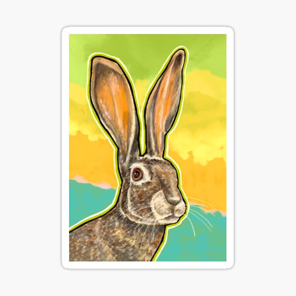 Item preview, CANDID CRITTERS Jackrabbit designed and sold by rorabeenie.