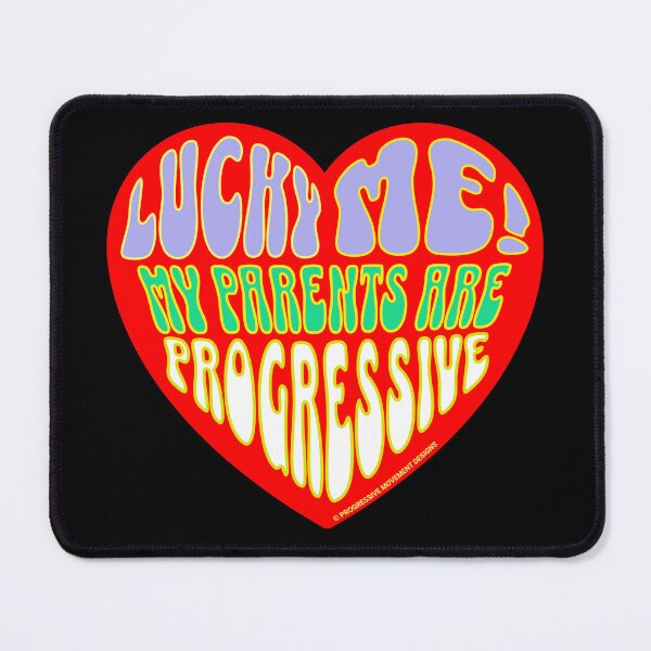 Item preview, PMD00319 Progressive Movement Designs Valentine heart funny Valentines v19 for lucky progressives with loving family or parents designed and sold by ProgressiveLeft.